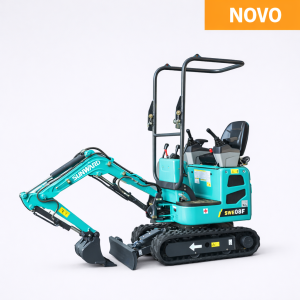 Mini escavadora Sunward SWE 08F – compacta e eficiente para trabalhos urbanos